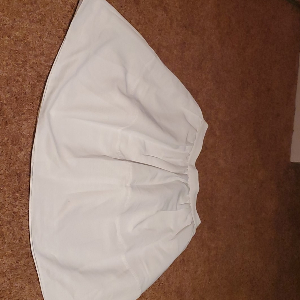 White skirt